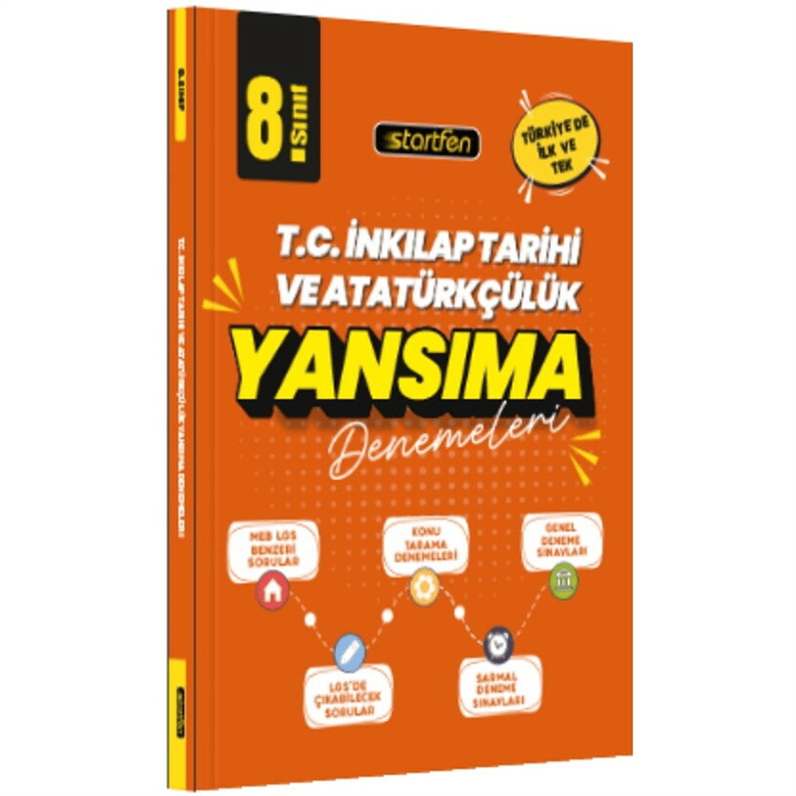 Startfen Yayınları 8. Sınıf T.C. İnkılap Tarihi ve Atatürkçülük Yansıma Denemeler (2026-2027 Güncel Baskı)