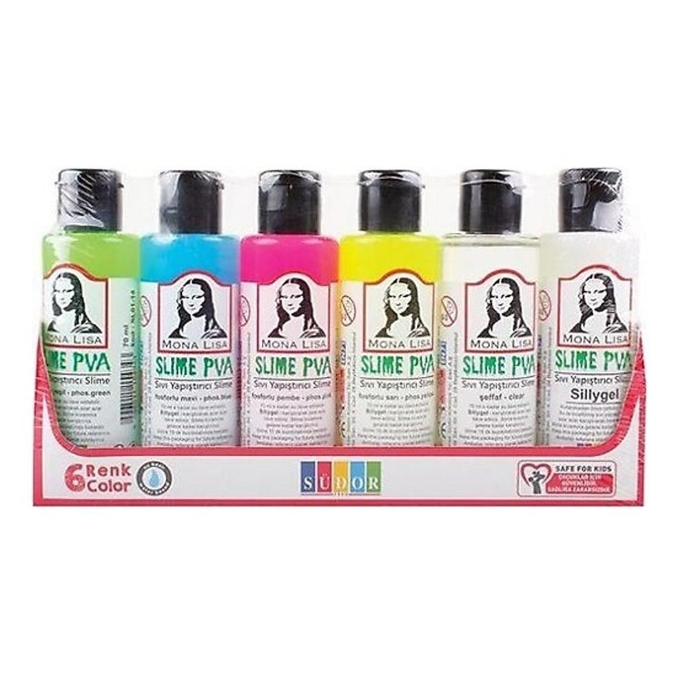 Südor Slime Yapımı 6'lı Set 70 ml