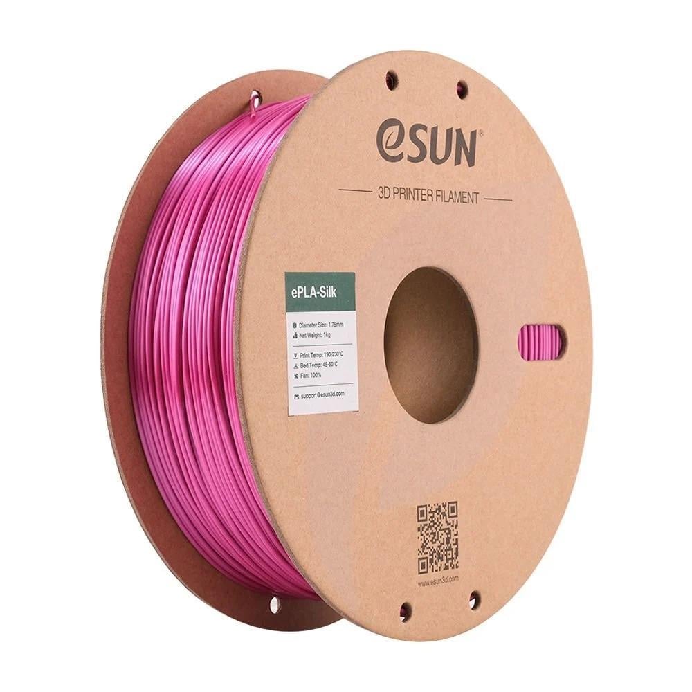 Esun PLA-SILK Filament 1.75 mm 1 Kg - Fuşya