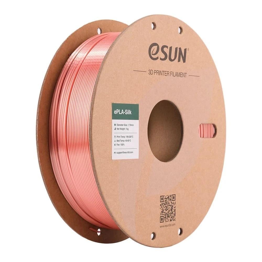 Esun PLA-SILK Filament 1.75 mm 1 Kg - Pembe Altın