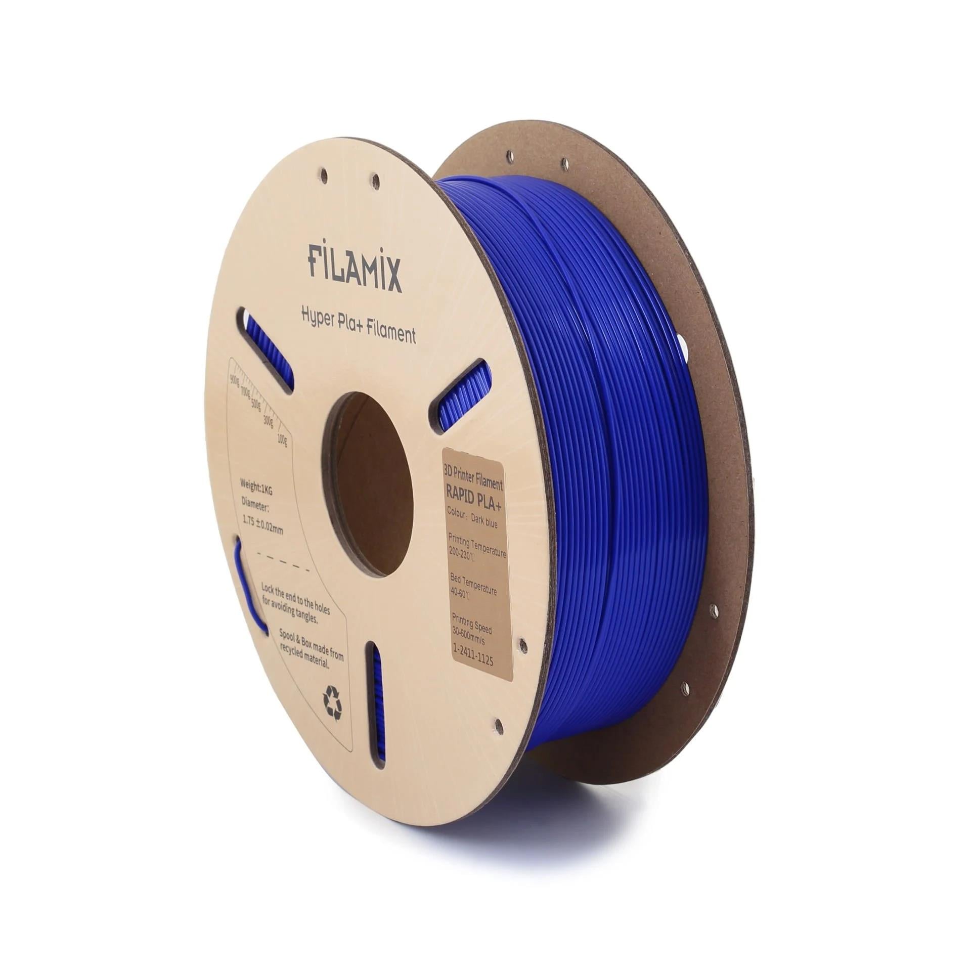 Filamix Hyper PLA+ Filament 1.75 mm 1 Kg - Lacivert