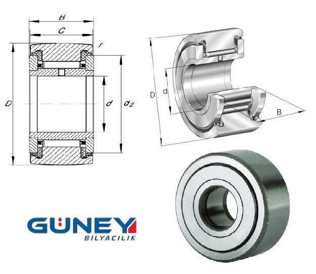 10X30X15 İGNELİ RULMAN