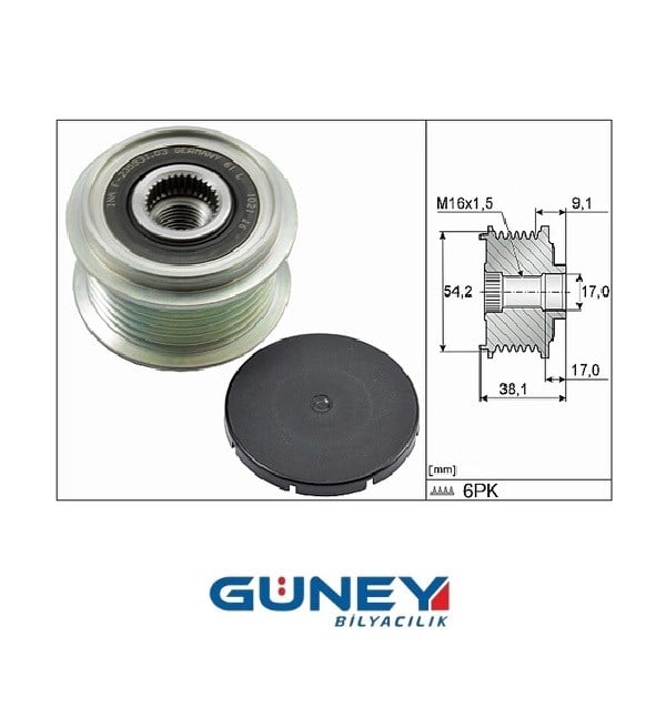 AKROS AP-083 GATES OAP7105  FORD FOCUS 2,0L -2.3L 2005