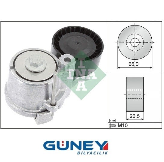 ALTERNATÖR GERGİ KÜTÜĞÜ (65*26,5) 1.4 1.6 OPEL ASTRA SNR GA353.85