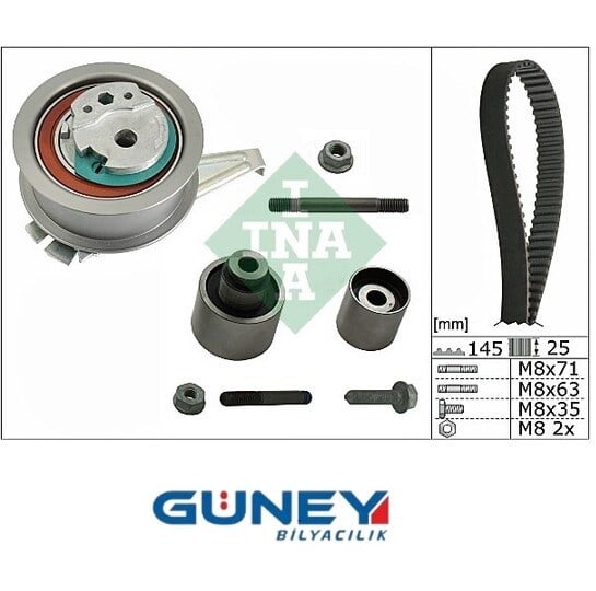 AUDİ SEAT SKODA WW 1.6 CLH KTB884 145SP+250HT  K015678XS