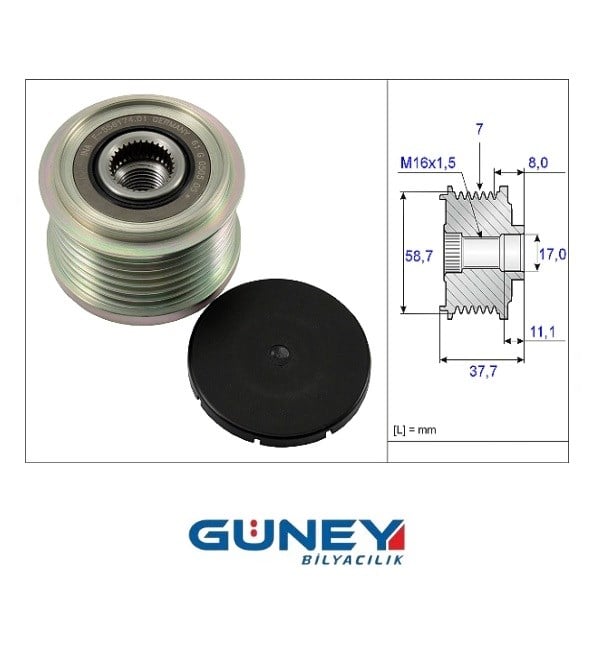 F-556174.01 59941 V 347 GATES OAP7247 AKROS AP-002 RUV 59941