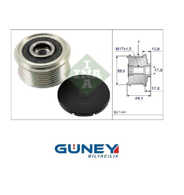 GATES OAP7136 535016710 LUK RULMAN F-558333 SUBARU