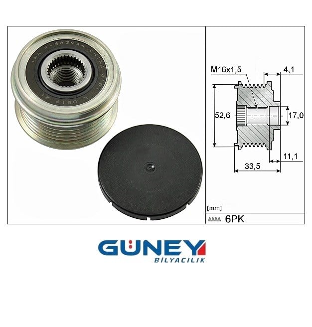 INA 535002510 (RVL 56717)   F-233525.05 SNR GA767.00