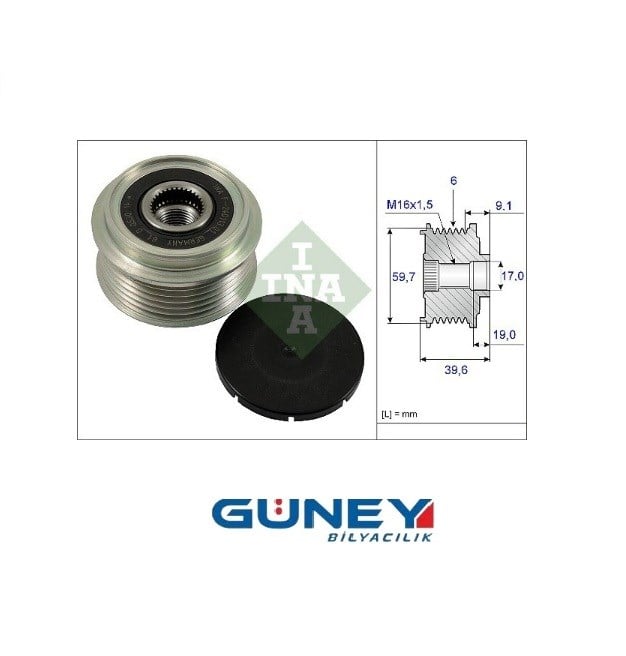 LUK GERGI RULMANI 535006510 F-240113.01 AKROS AP-107 GATES OAP7037