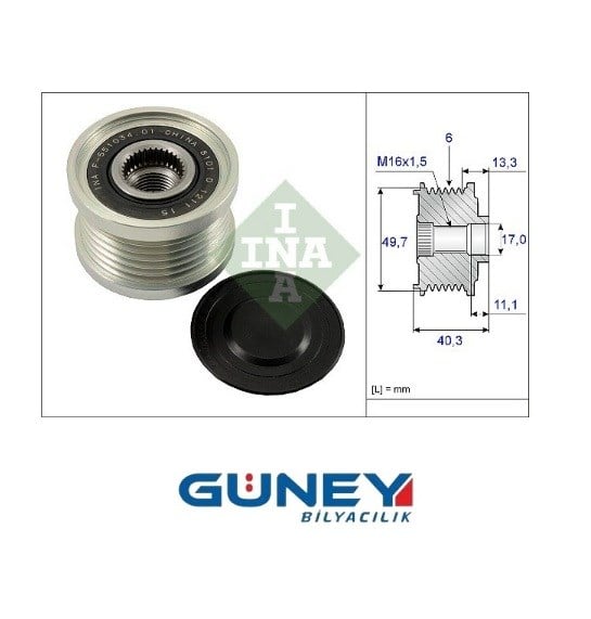 SNR GA768.03 NISSAN X-TRAIL 2.0 GATES OAP7142