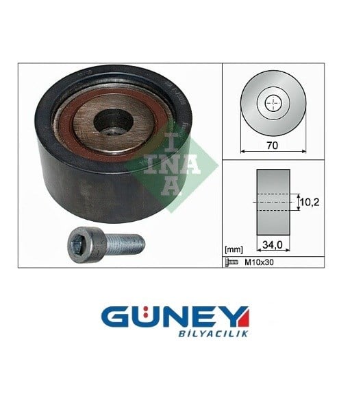 TRİGER GERGİ RULMANI AUDI A4, A6, A8, ALLROAD; SKODA SUPERB I; VW PASSAT, PHAETON 2.5D/4.2 07.97-03.