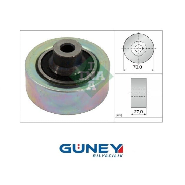 V KAYIŞ GERGİ RULMANI P206-207-307 1.4HDI-1.6HDI 04--C2-C3 1.4HDI-1.4 16V-1.6 16V KLIMALI