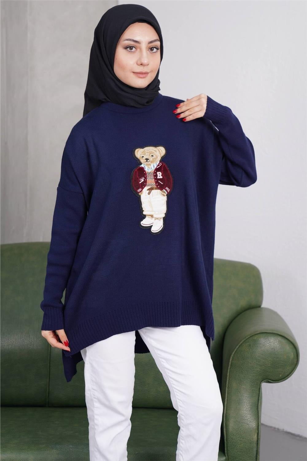 Teddy Bear Tesettür Triko Kazak V5
