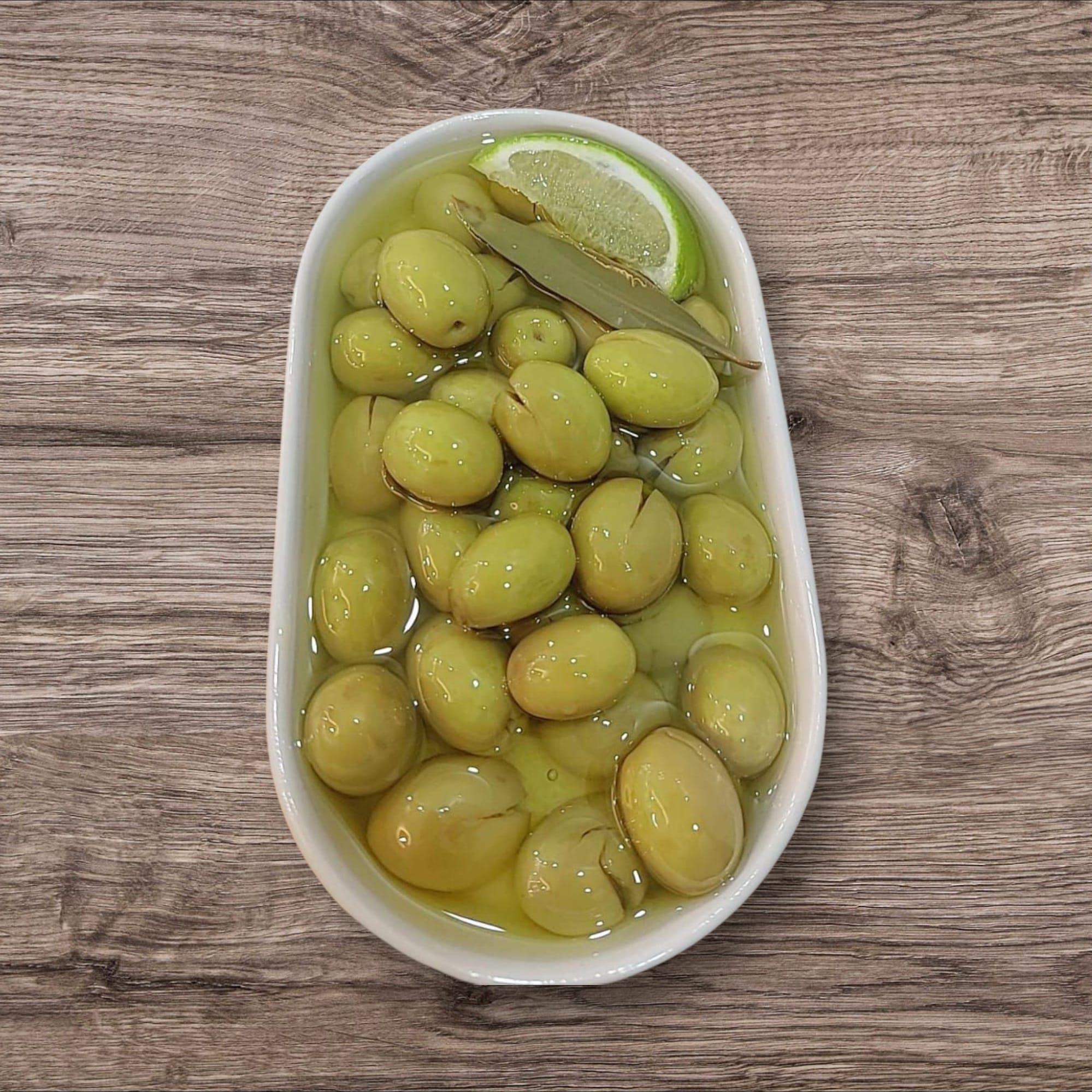 2 Kg Yeşil Kırma Zeytin