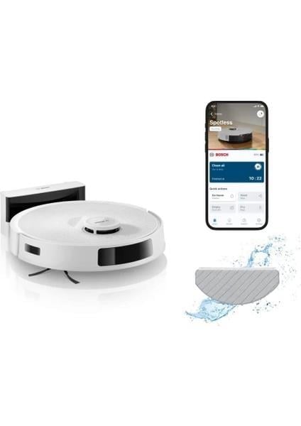 Bosch BCRC2W Akıllı Robot Süpürge Beyaz
