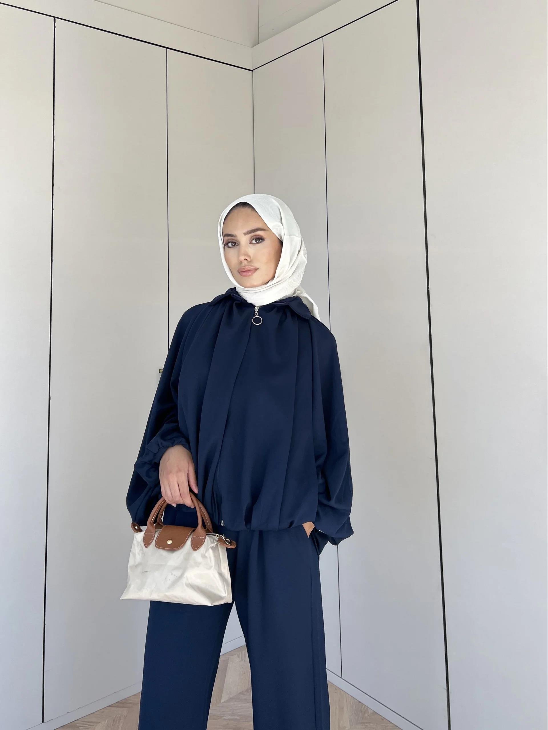 Ayşan Oversize Takım - Lacivert
