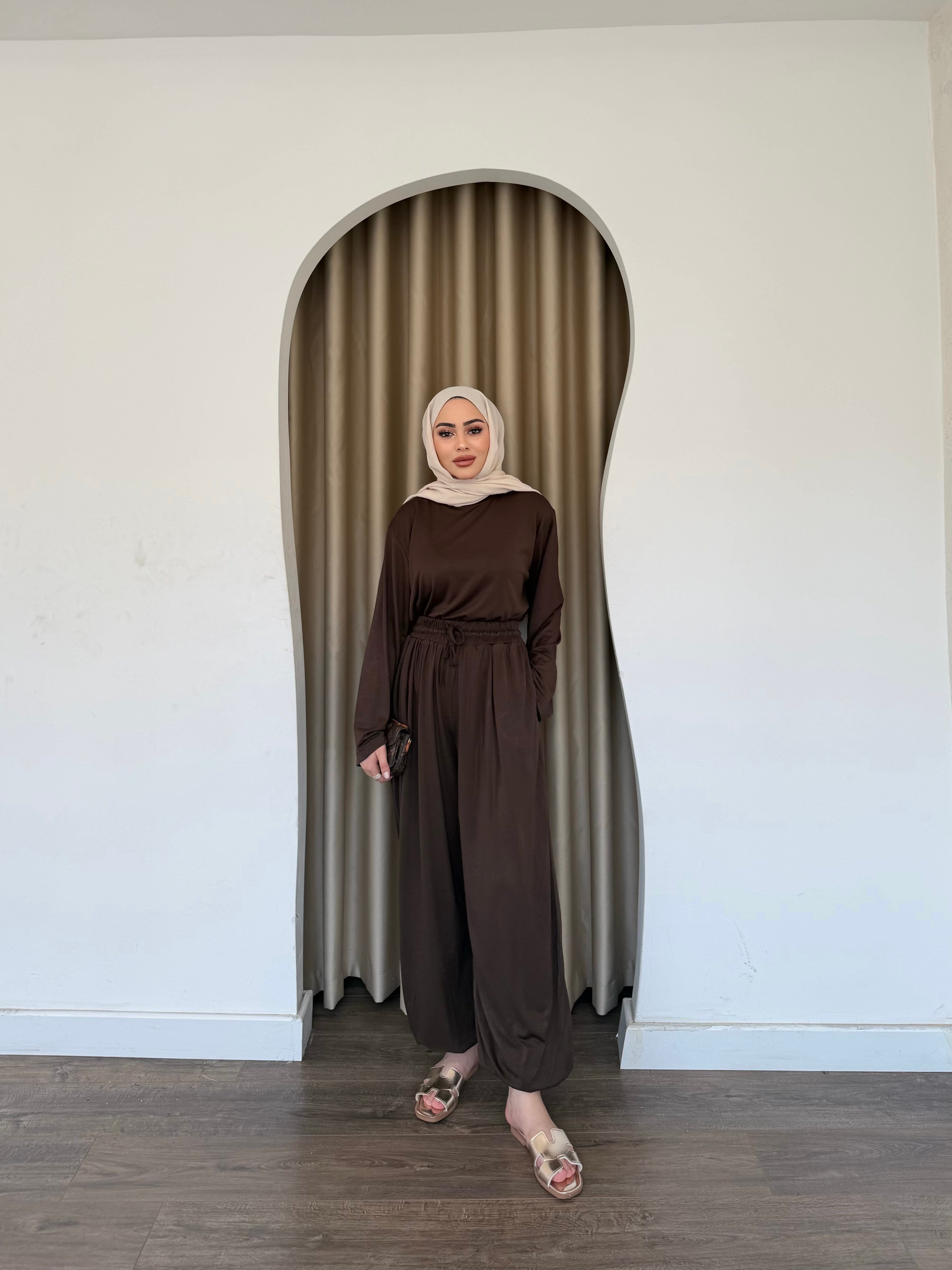 Dicle Eşofman Takım - kahve
