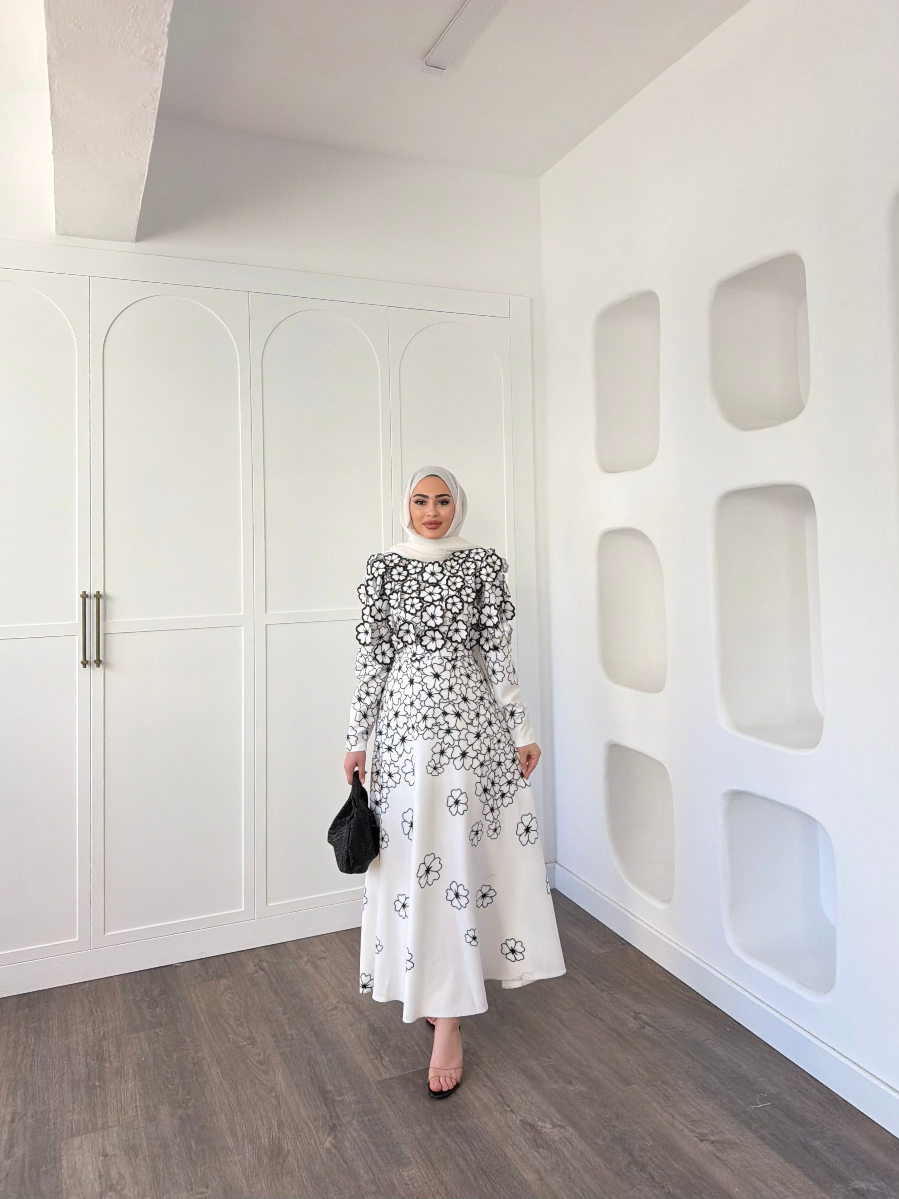 Elan Elbise - Beyaz
