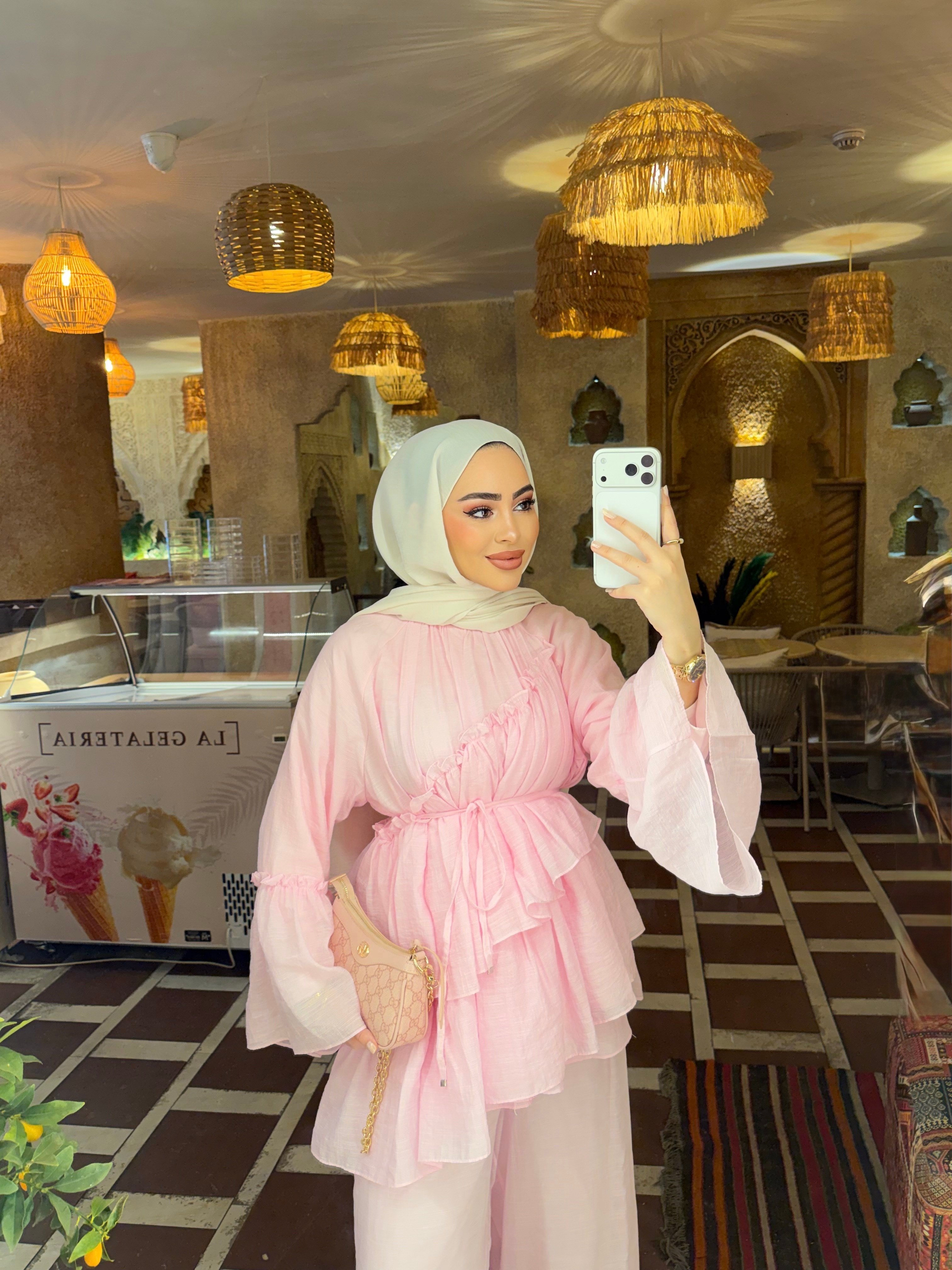 Feride Takım - Pembe 