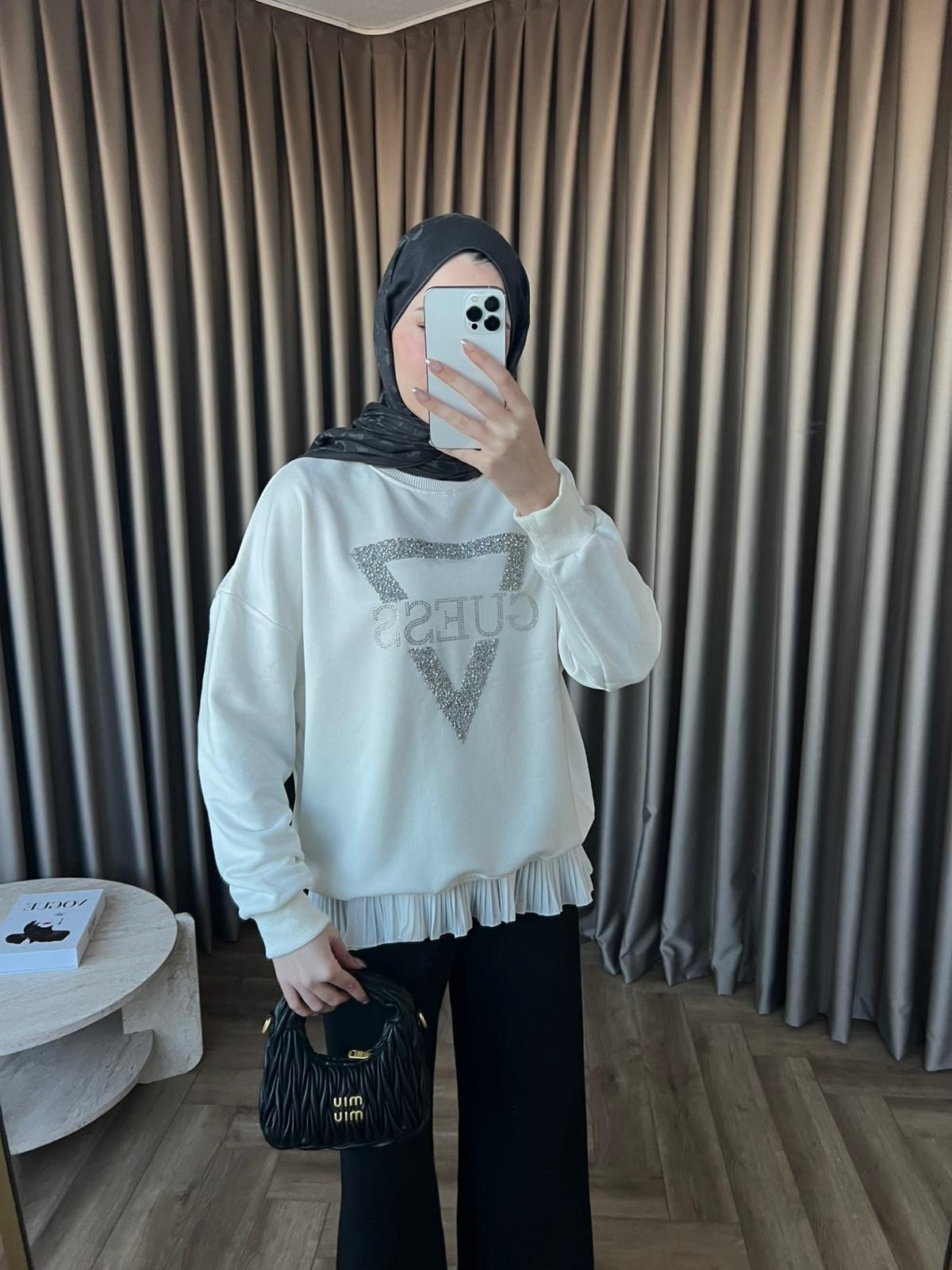 G Muadil Sweat - Beyaz