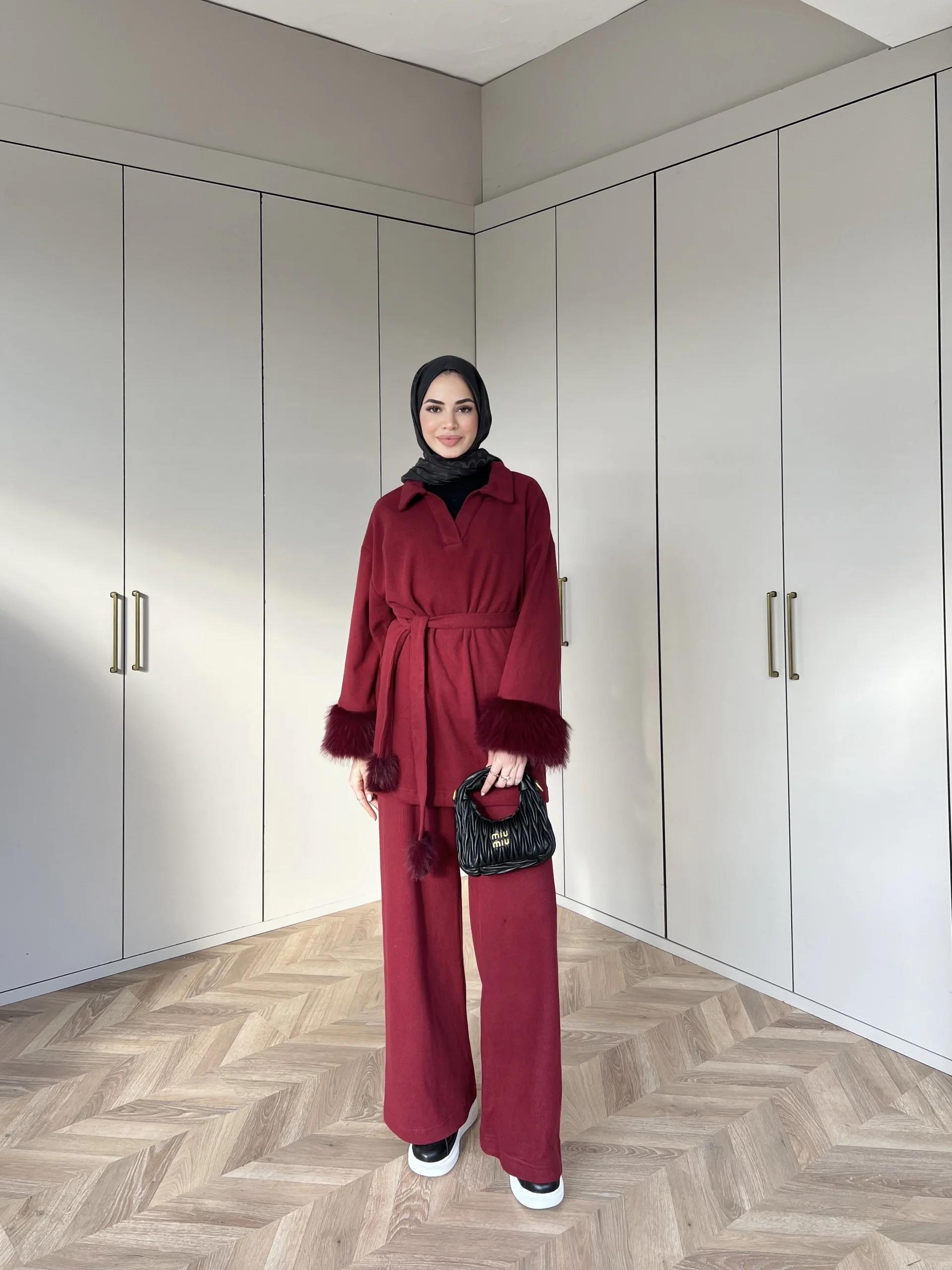 Hale Kemeri Panpon Takım - Bordo · 2