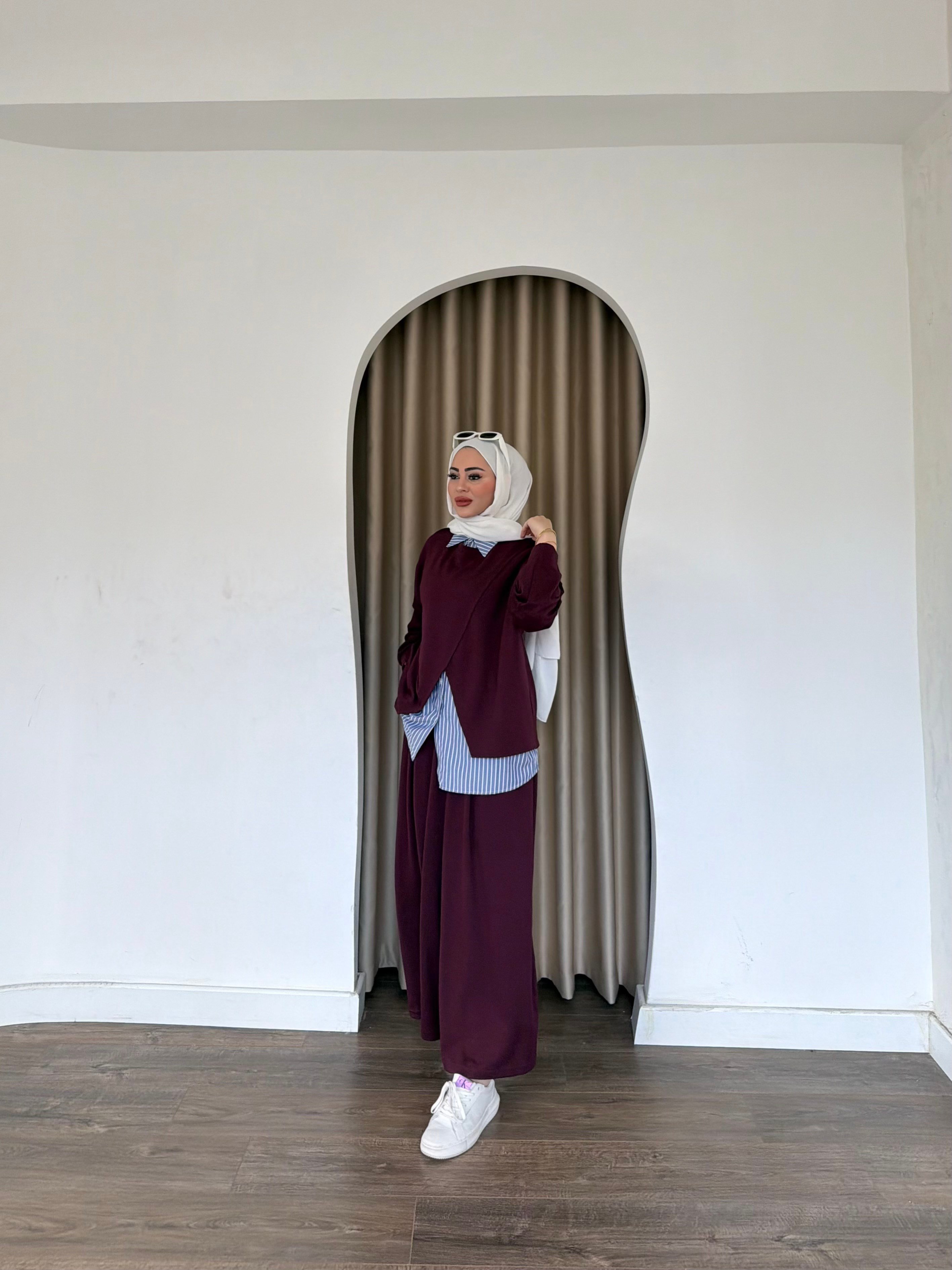 Lotus Gömlekli Oysh Takım -Bordo