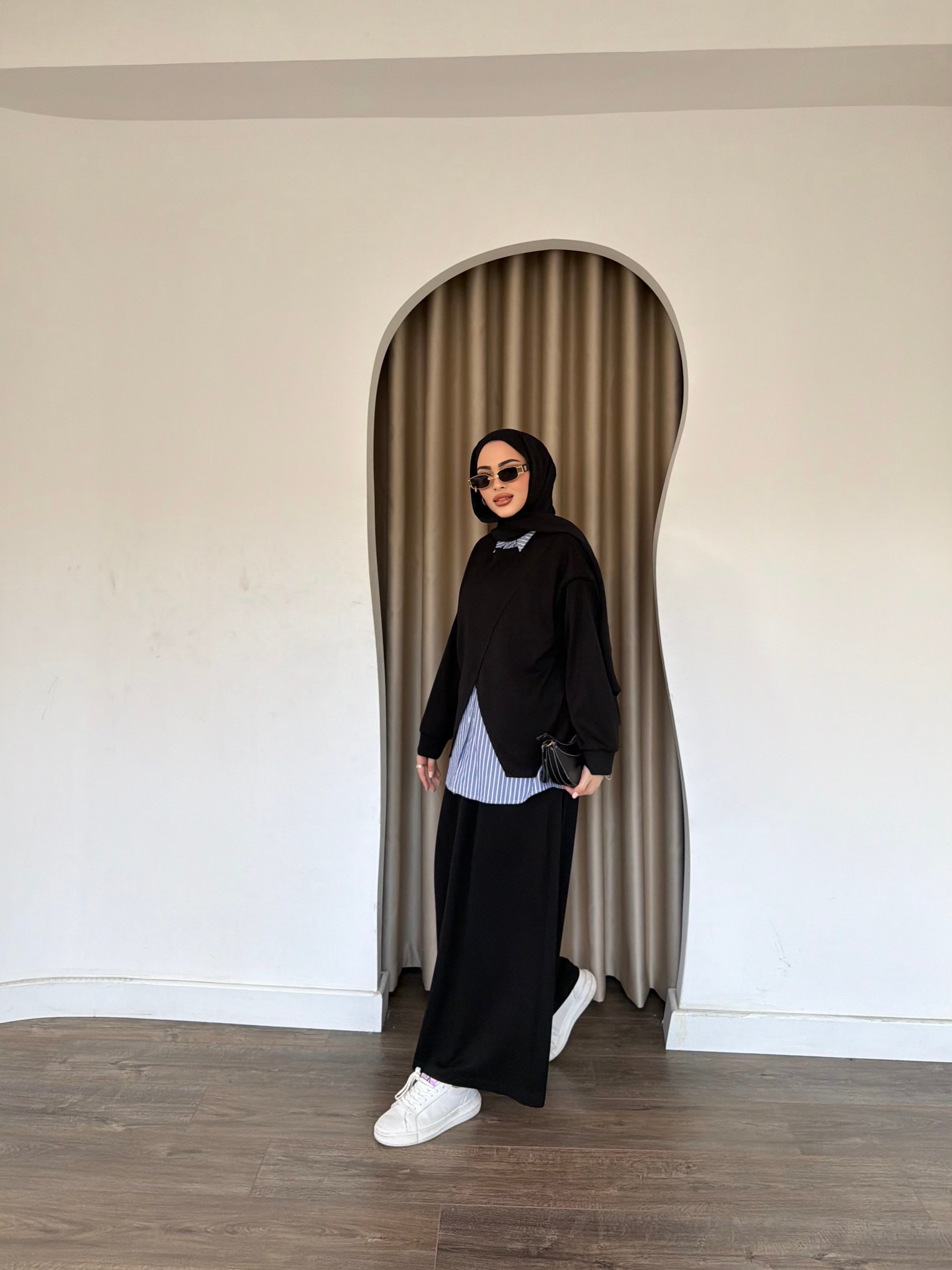 Lotus Gömlekli Oysh Takım -Siyah 