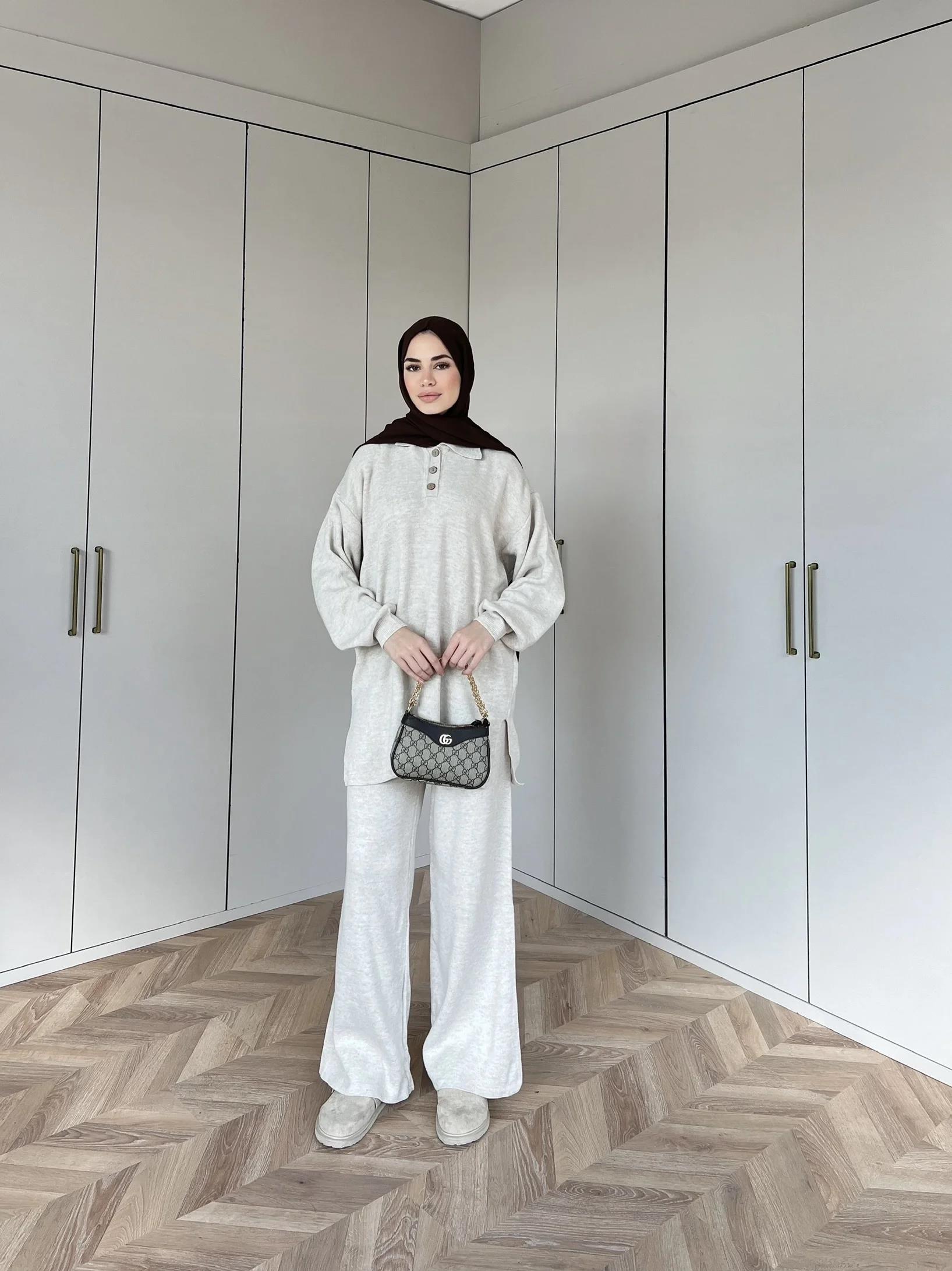 Polo Yaka Triko Takım - Bej · 7