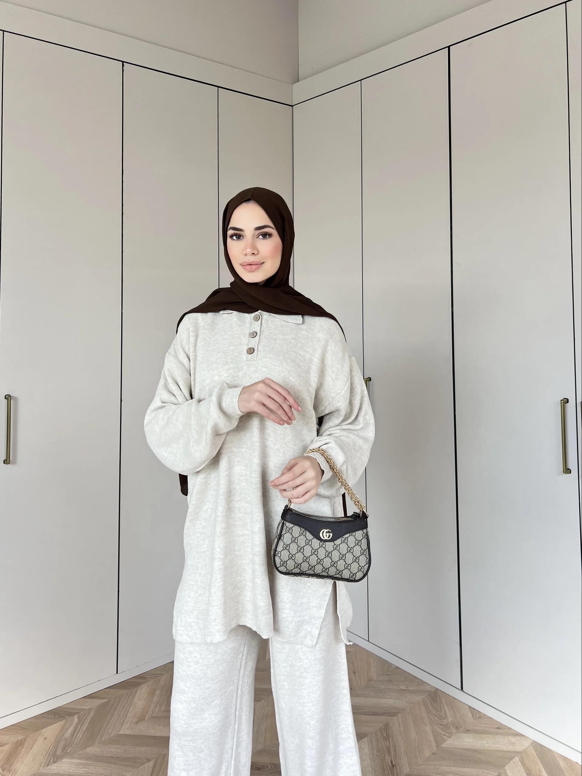 Polo Yaka Triko Takım - Bej · 3