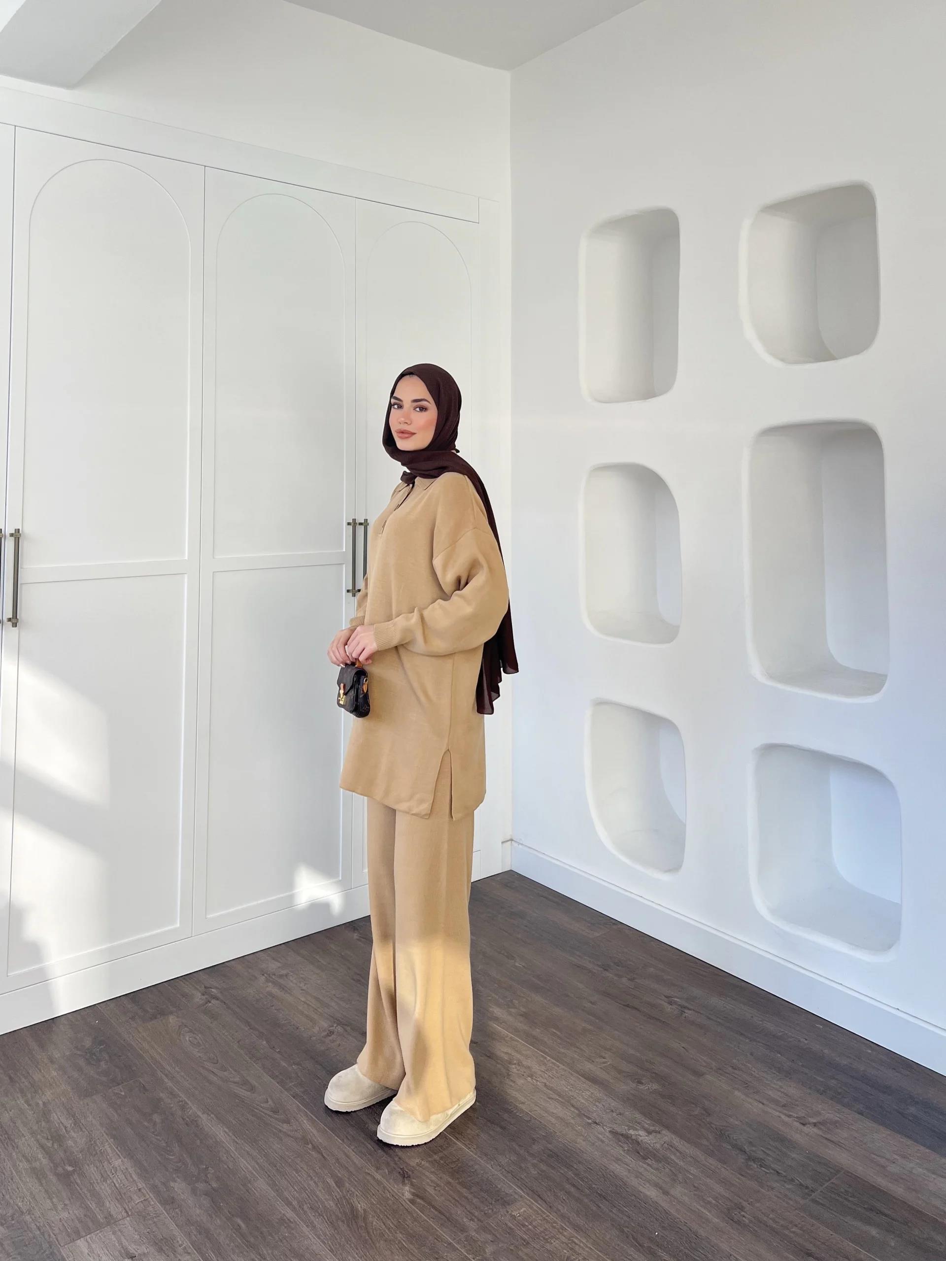 Polo Yaka Triko Takım - Camel · 8