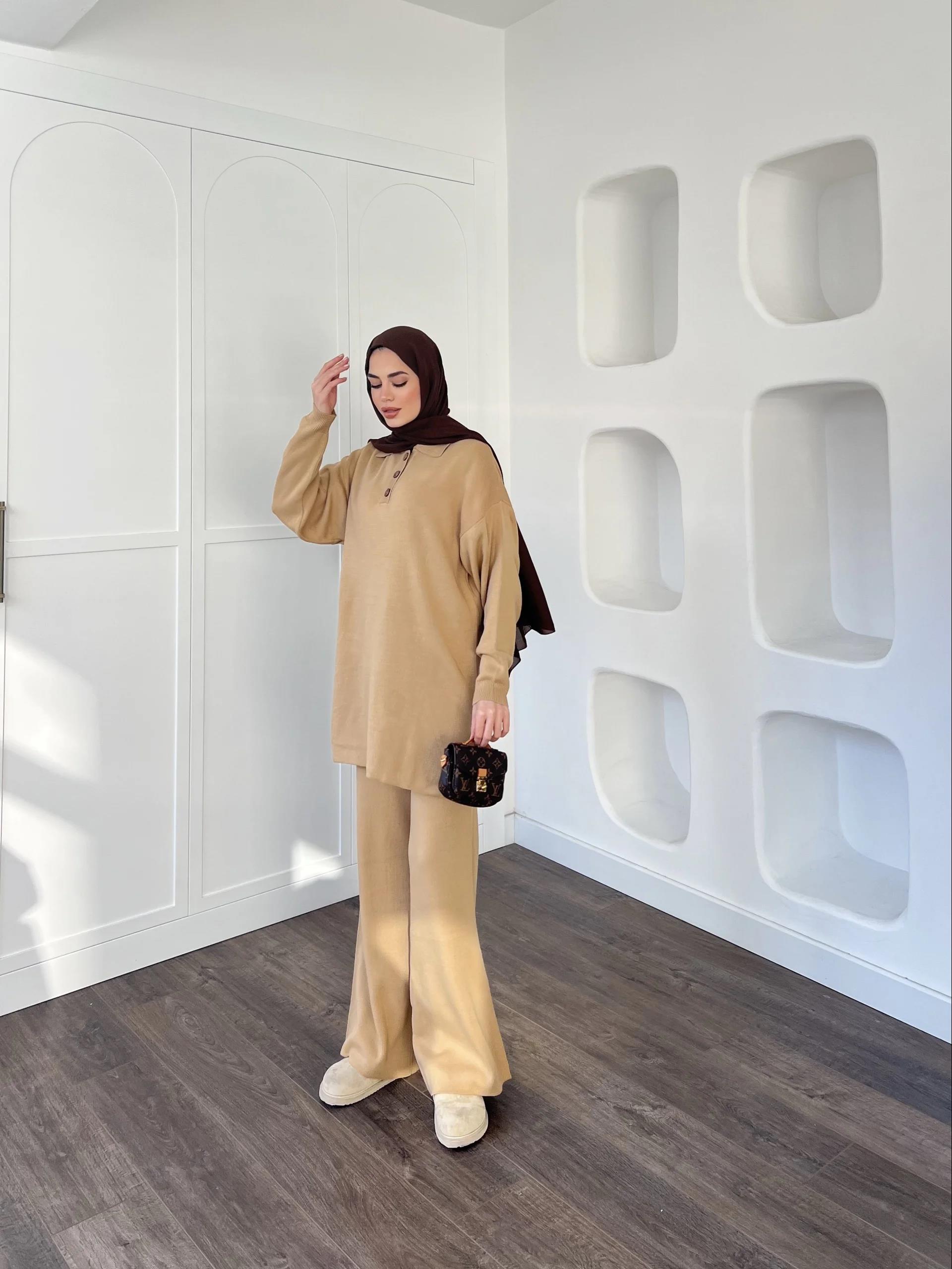Polo Yaka Triko Takım - Camel · 7