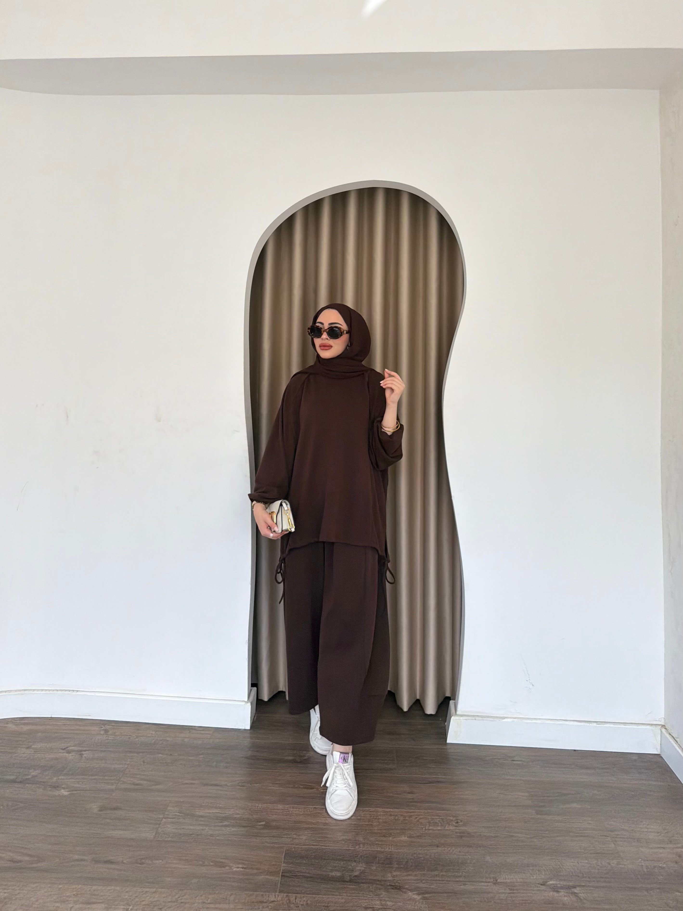 Yasmin Eşofman Takım - Kahve