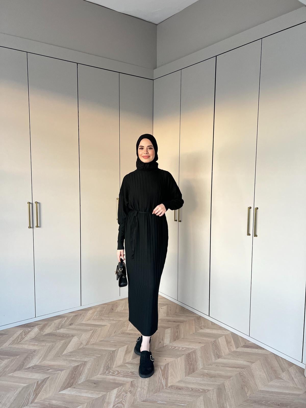 Yüsra Elbise Siyah