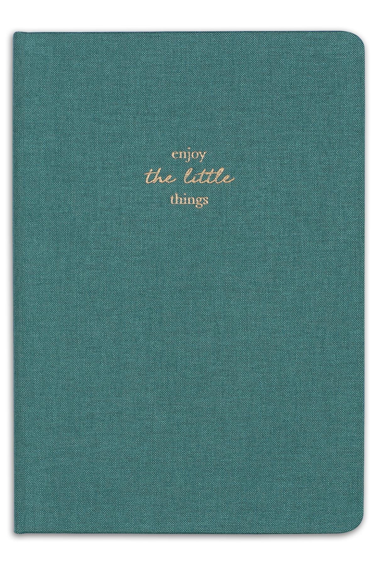 Matt Notebook 14x20 Sert Kapak Defter Düz,Çizgisiz Koyu Yeşil