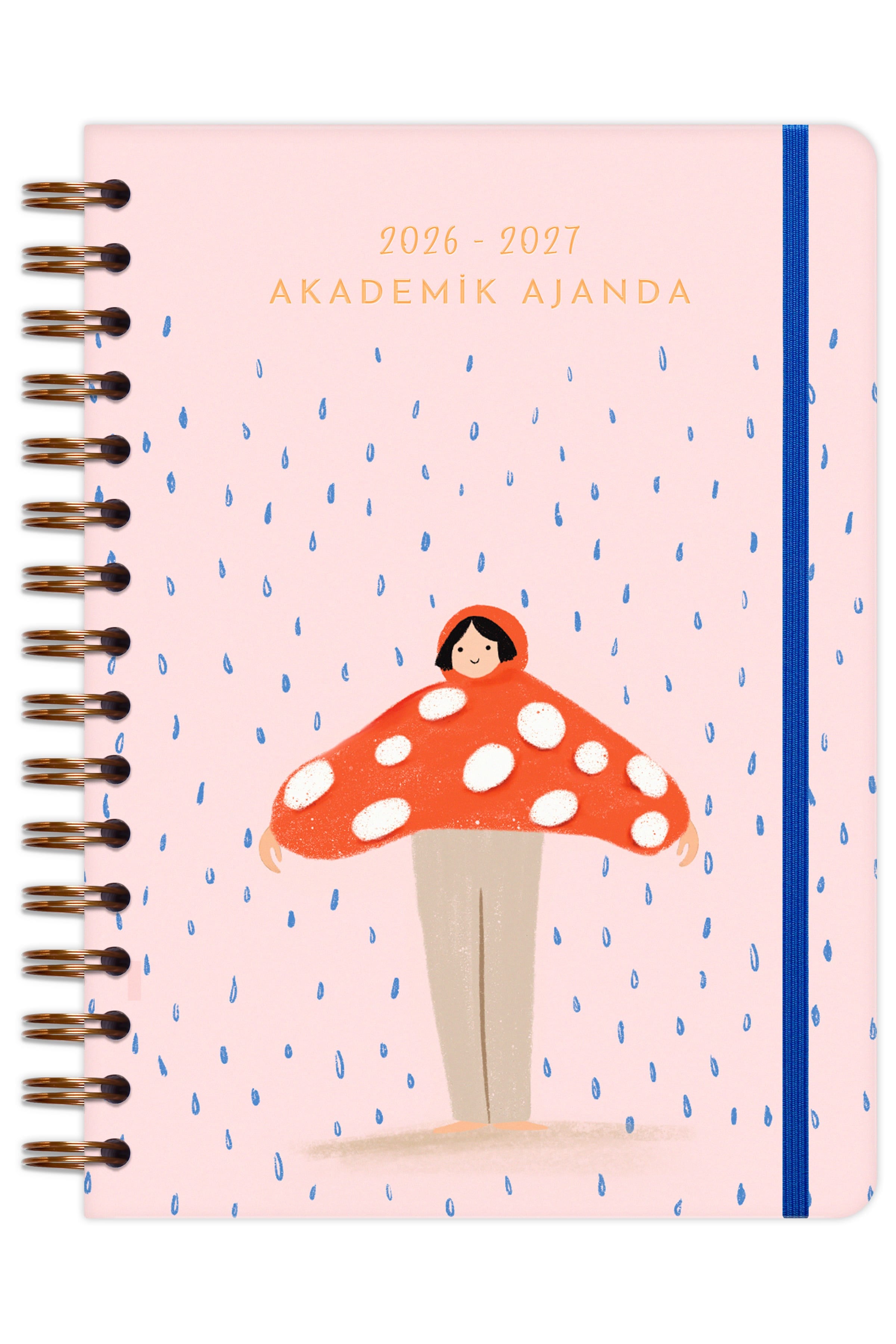 Matt Notebook 2026-2027 A5 Akademik Ajanda Spiralli 15x21 cm - 17 Aylık