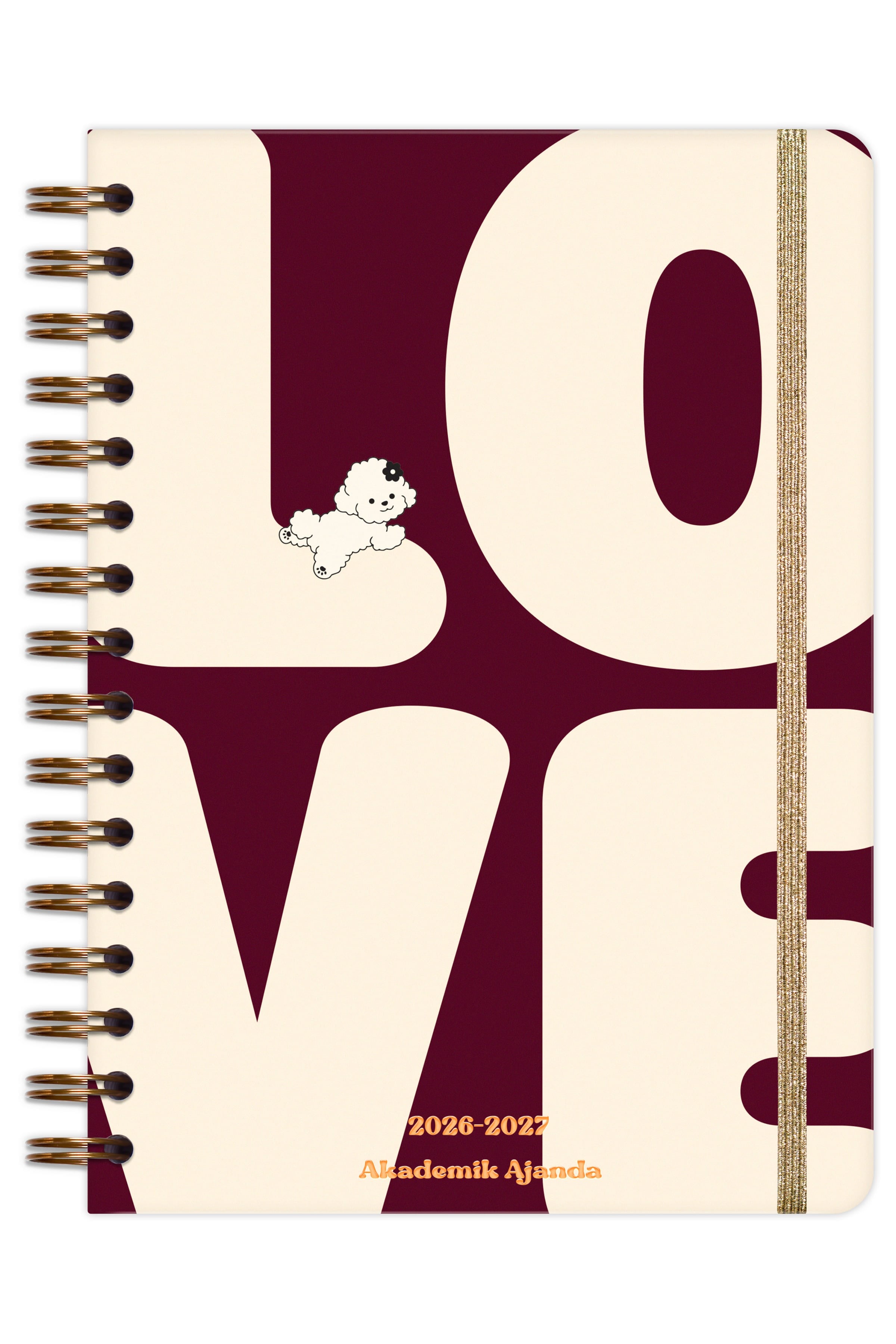 Matt Notebook 2026-2027 A5 Akademik Ajanda Spiralli 15x21 cm - 17 Aylık