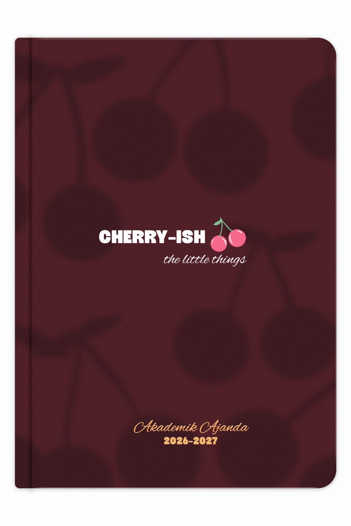 Matt Notebook 2026-2027 A5 Akademik Ajanda 15x21 cm - 17 Aylık Kiraz