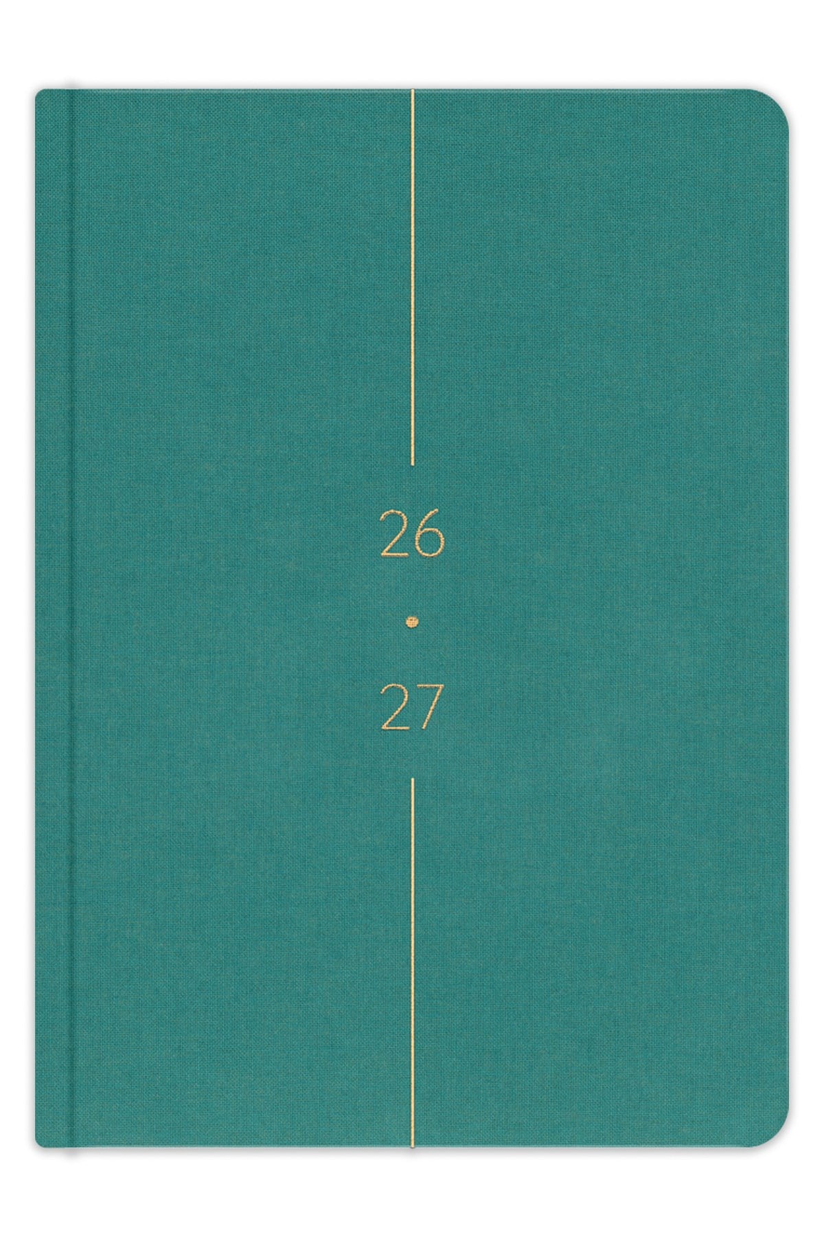 Matt Notebook 2026-2027 A5 Keten Akademik Ajanda 15x21 cm - 17 Aylık  Koyu Yeşil