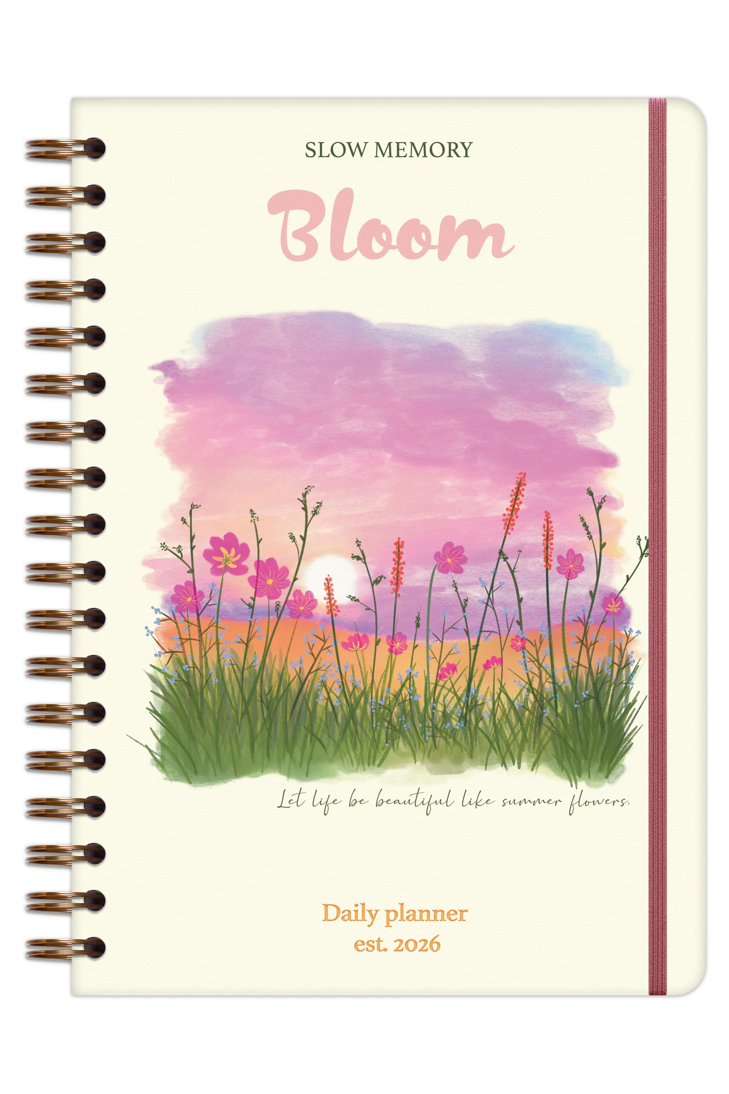 Matt Notebook 2026 Yılı Günlük Spiralli Ajanda 16x24 cm - 12 Aylık Manzara
