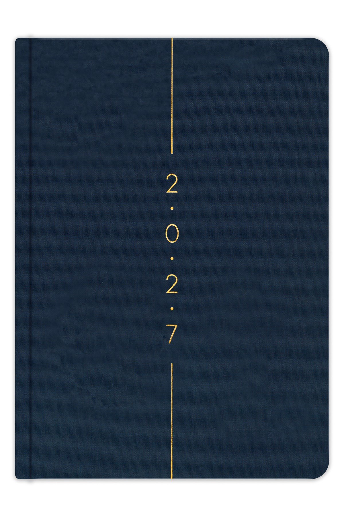 Matt Notebook 2027 Yılı A5 Keten Haftalık Ajanda 15x21 cm - 12 Aylık Lacivert