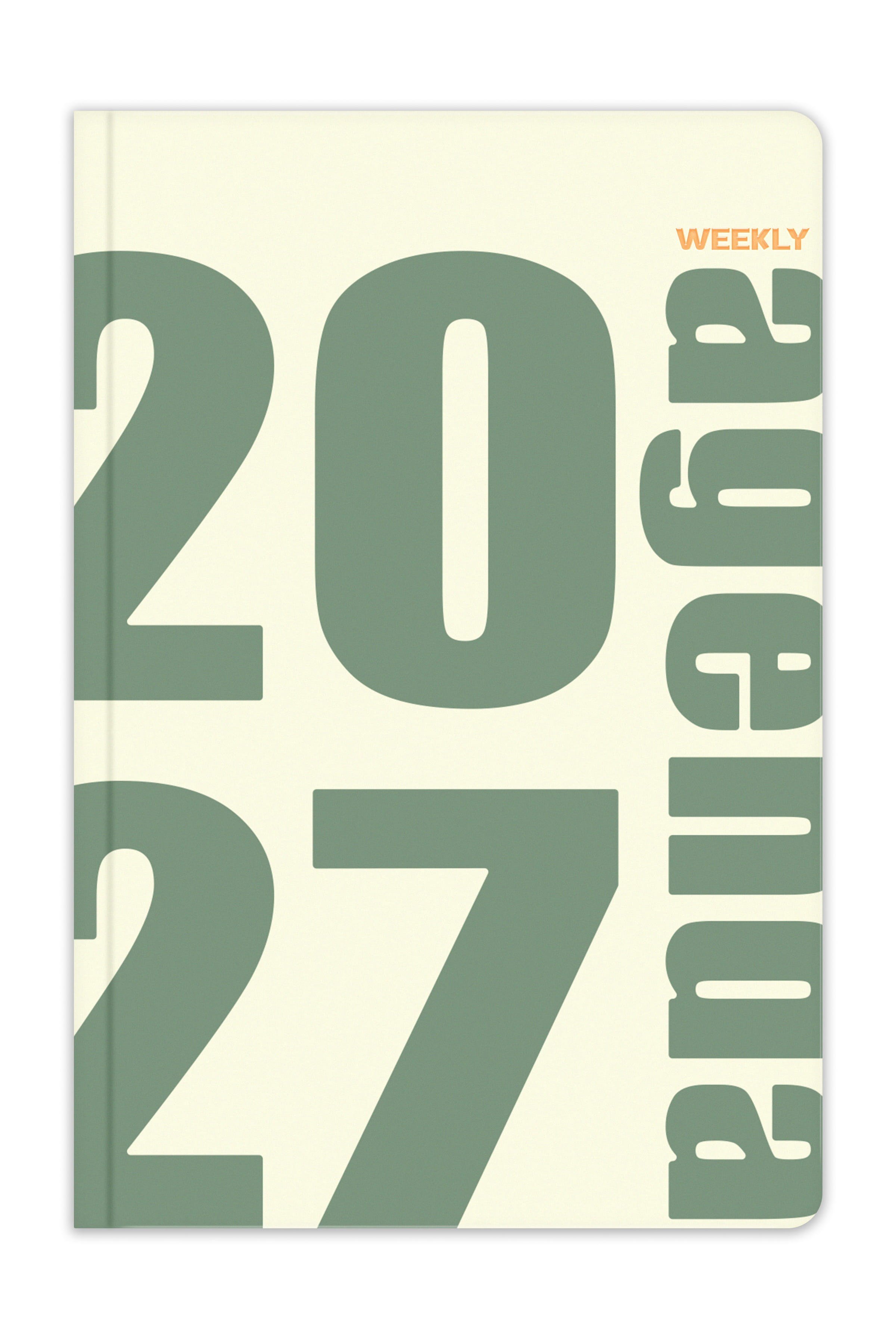 Matt Notebook 2027 Yılı B5 Haftalık Ajanda 17x24 cm - 12 Aylık Sarı