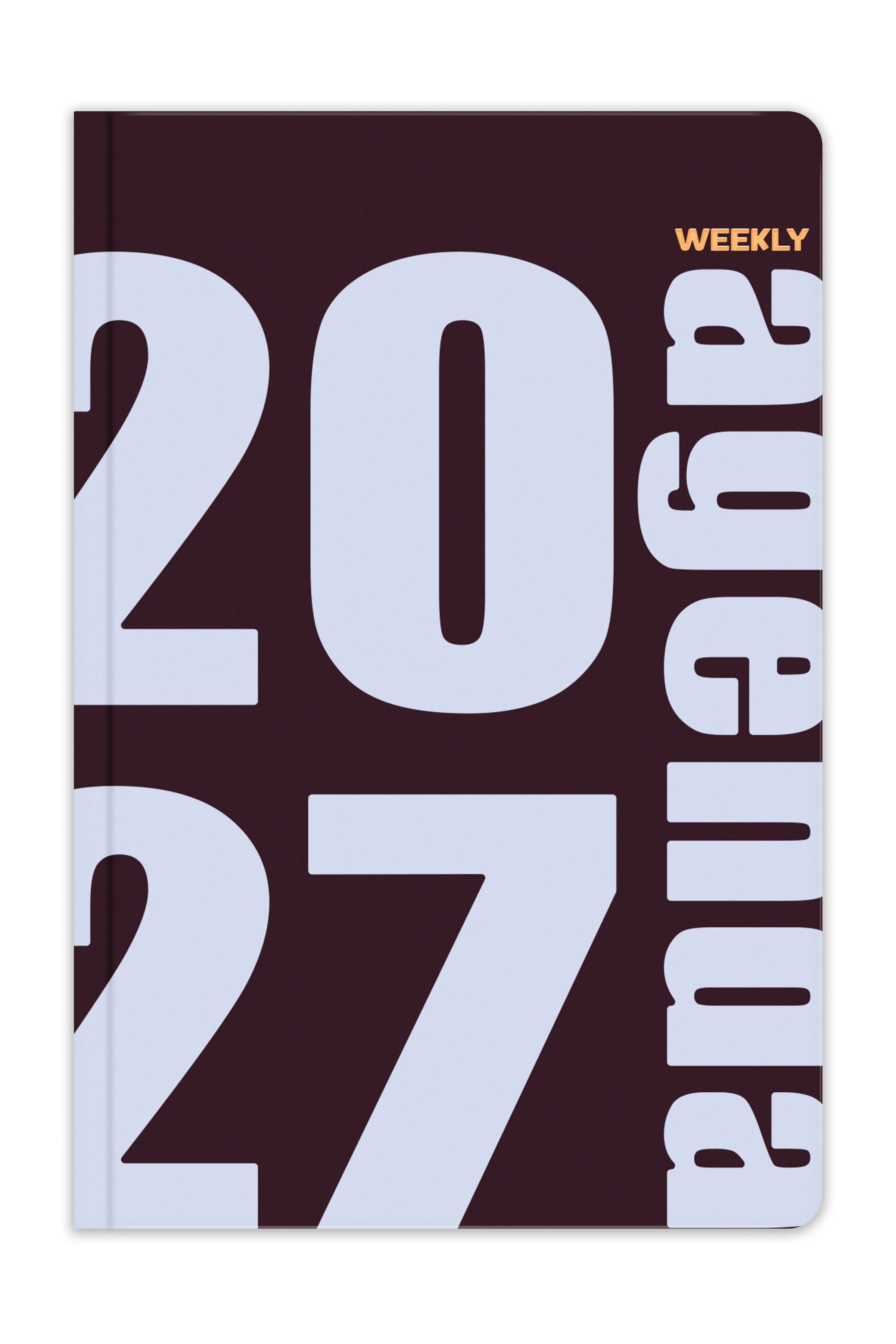 Matt Notebook 2027 Yılı B5 Haftalık Ajanda 17x24 cm - 12 Aylık Mürdüm