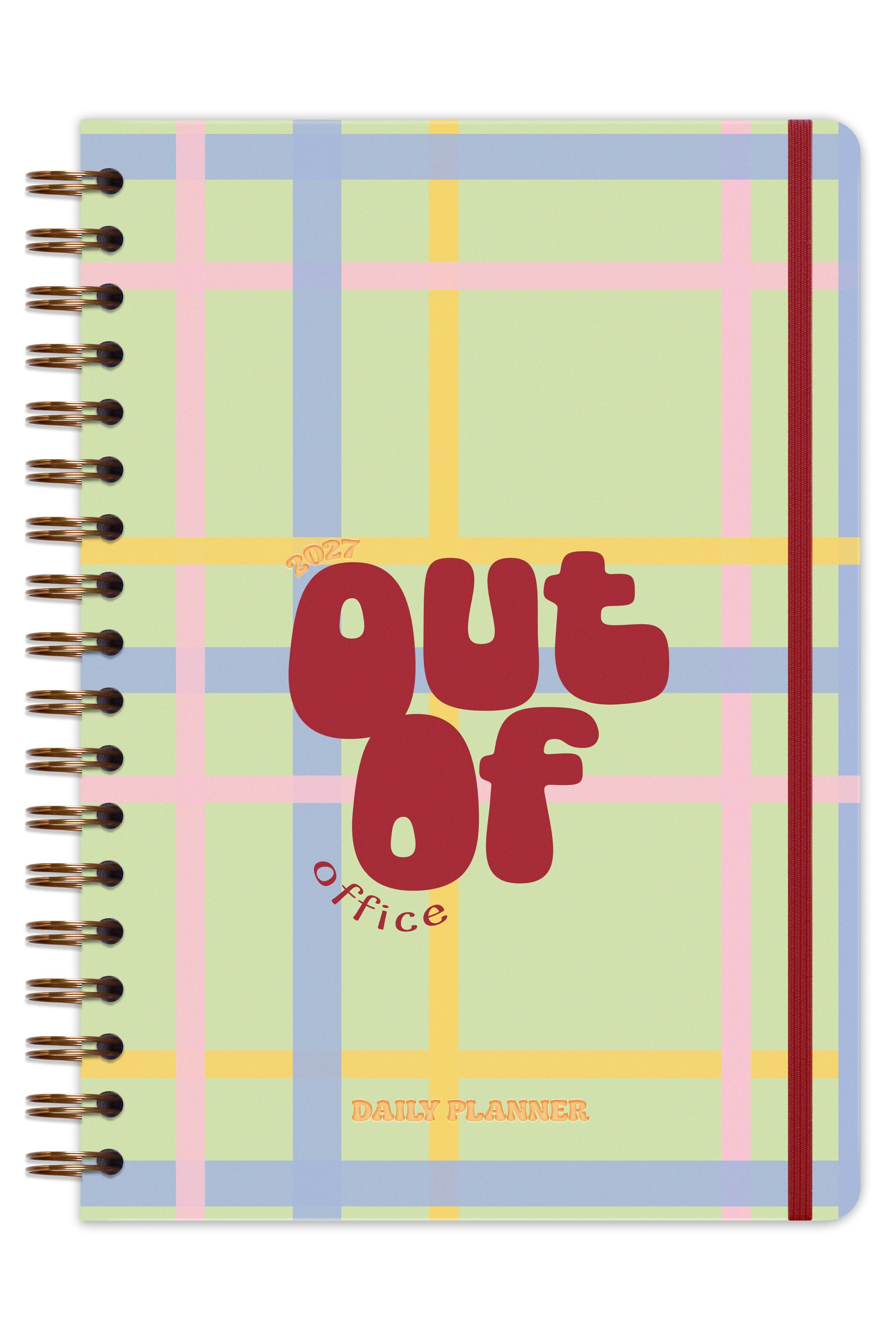 Matt Notebook 2027 Yılı Günlük Spiralli Ajanda 16x24 cm - 12 Aylık