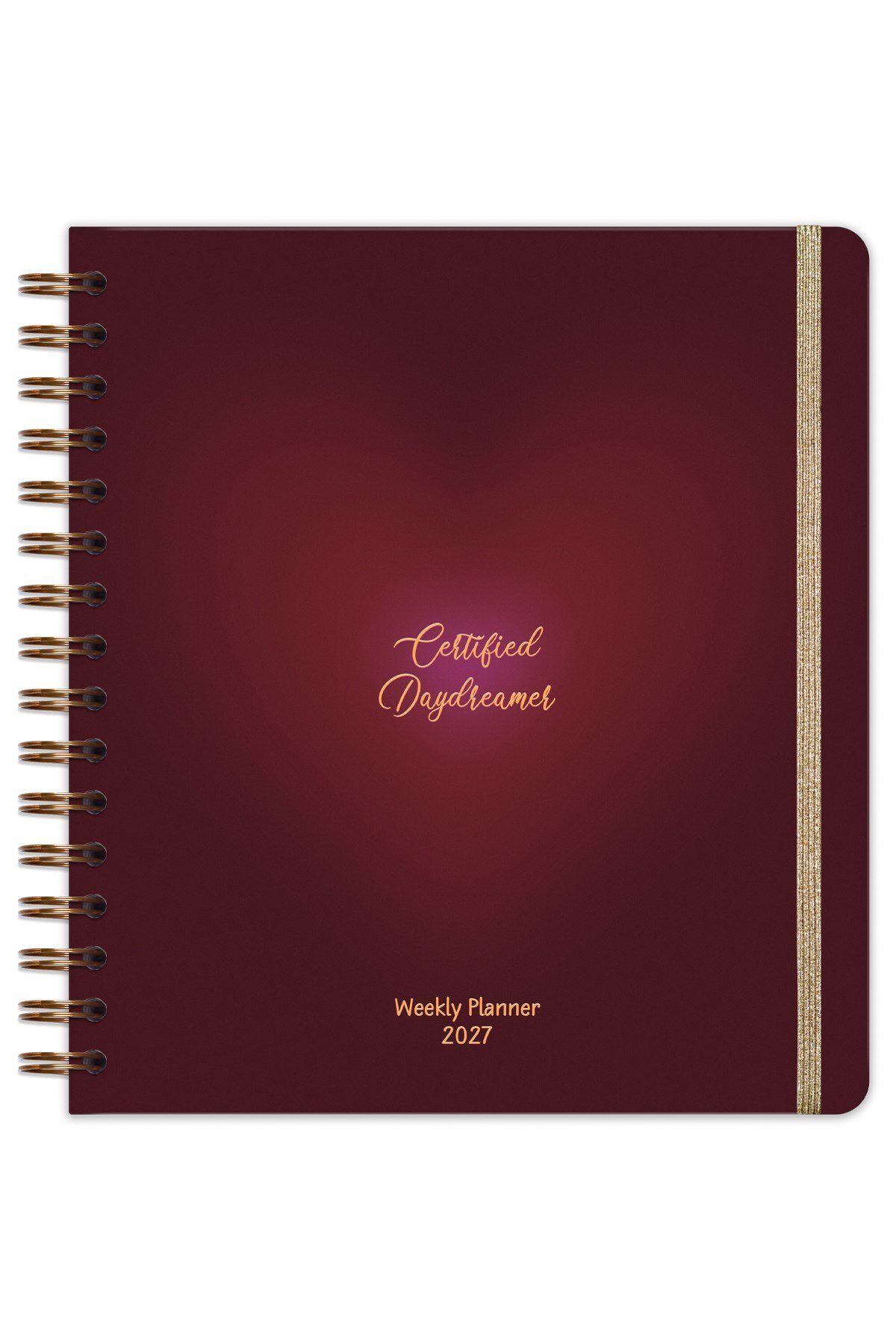 Matt Notebook 2027 Yılı Haftalık Kare Ajanda - 12 Aylık Kalp