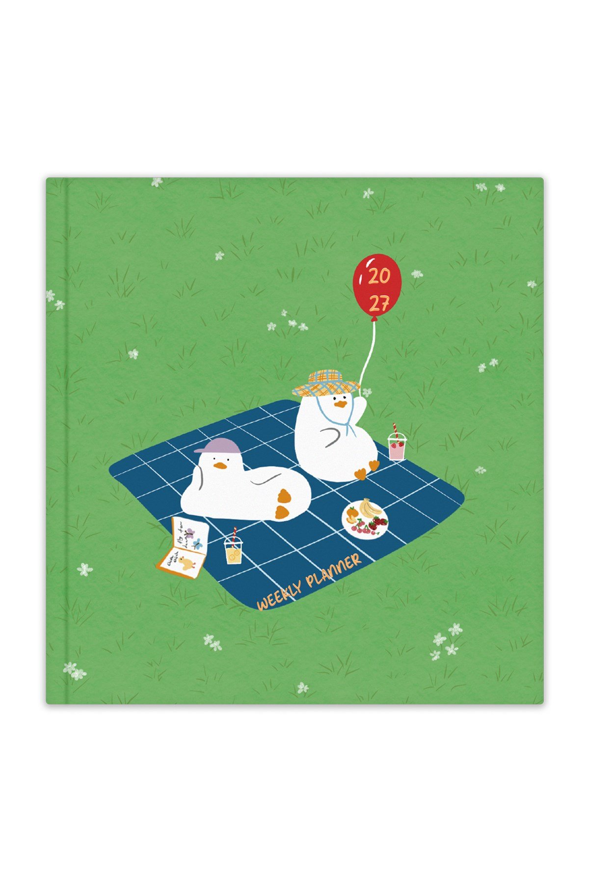 Matt Notebook 2027 Yılı Kare Haftalık Ajanda 15x15 cm Ördekler