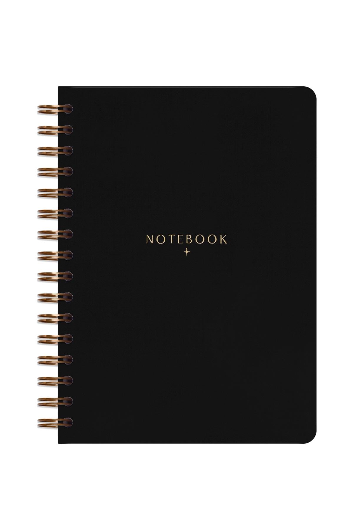 Matt Notebook A5 15x21 cm Spiralli Keten Not Defteri Siyah