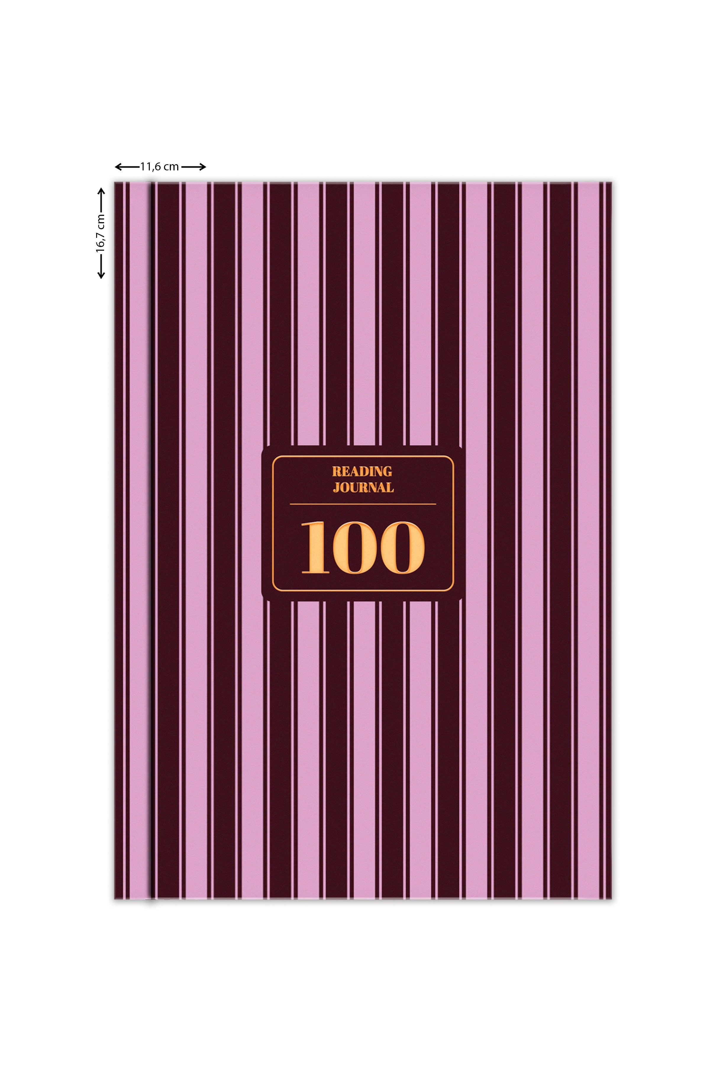 Matt Notebook Kitap Okuma Günlüğü Reading Journal Bordo