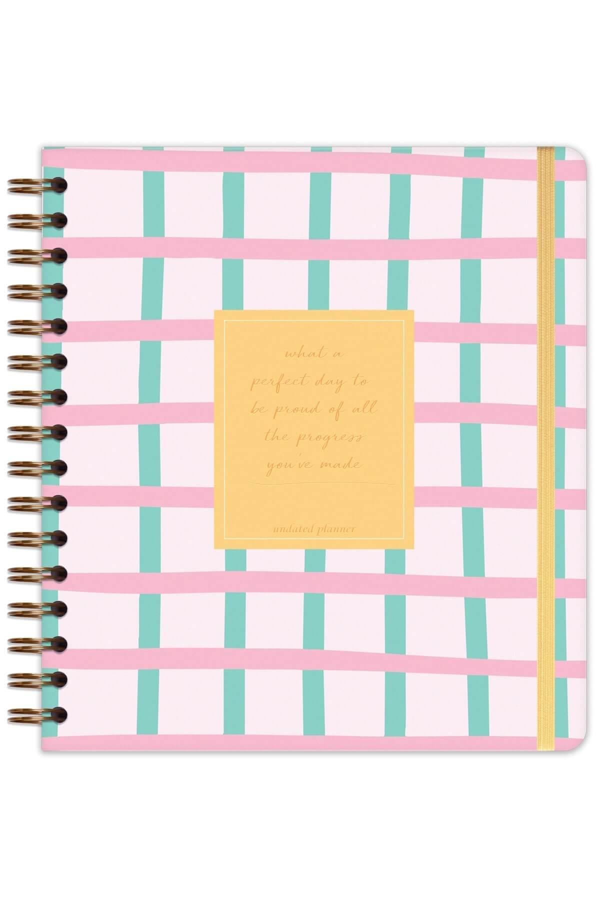 Matt Notebook Süresiz Planlayıcı Kare Ajanda