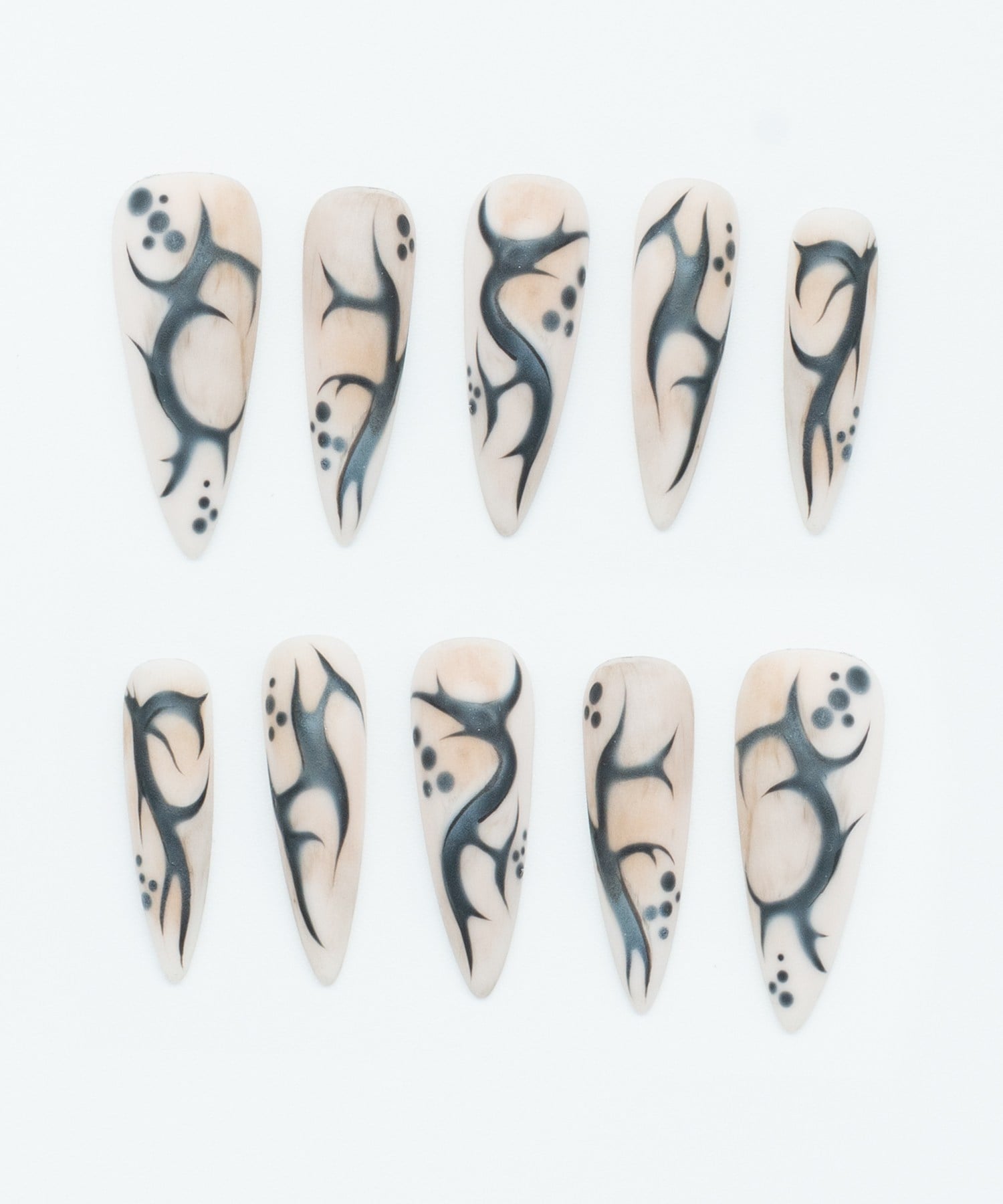 Dirty Ink Protez Jel Takma  Tırnak - El Yapımı  Kalıcı Oje 3D Nail Art Ombre - NC240