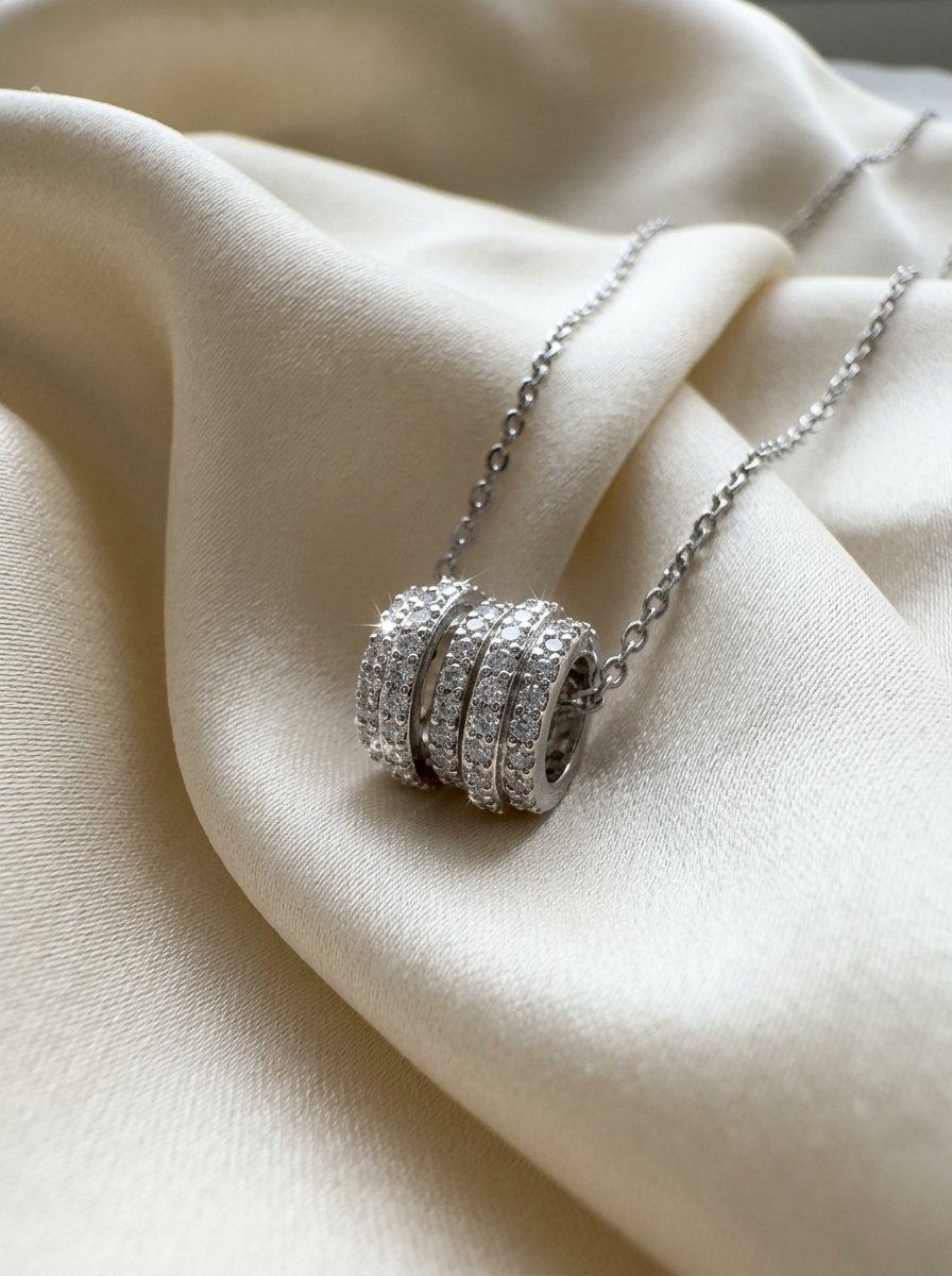 Işıltılı Tambur Model Kolye